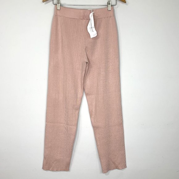 NWT SILK &‎ SALT Staycation Pink Sweat Pant Sz L - Picture 5 of 8